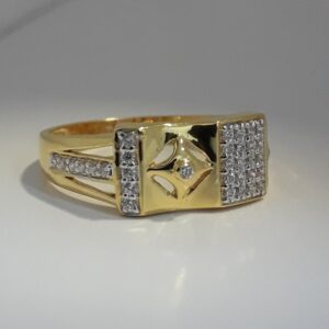 916 Gold extreme men's ring