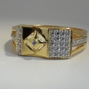916 Gold extreme men's ring