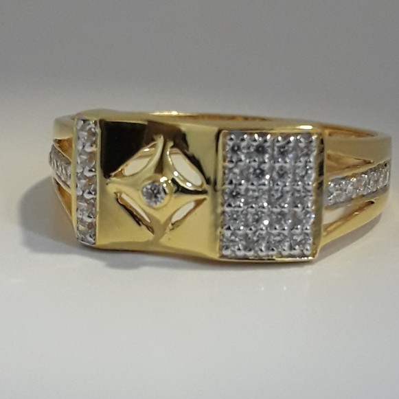 916 Gold extreme men's ring