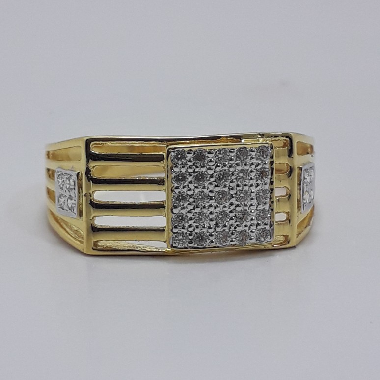 916 Gold fancy Gents ring