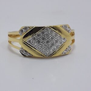 22ct light weight Gents ring