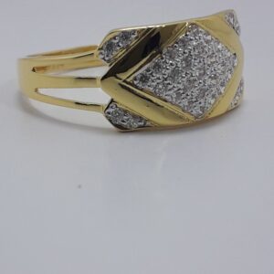 22ct light weight Gents ring