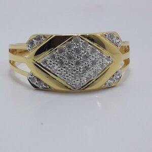 22ct light weight Gents ring