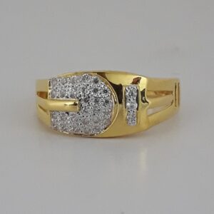 916 Gold fancy men's ring