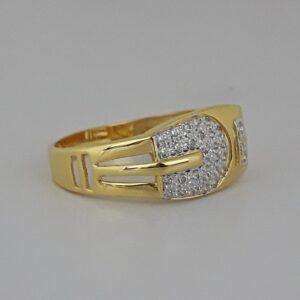 916 Gold fancy men's ring