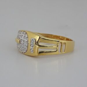 916 Gold fancy men's ring