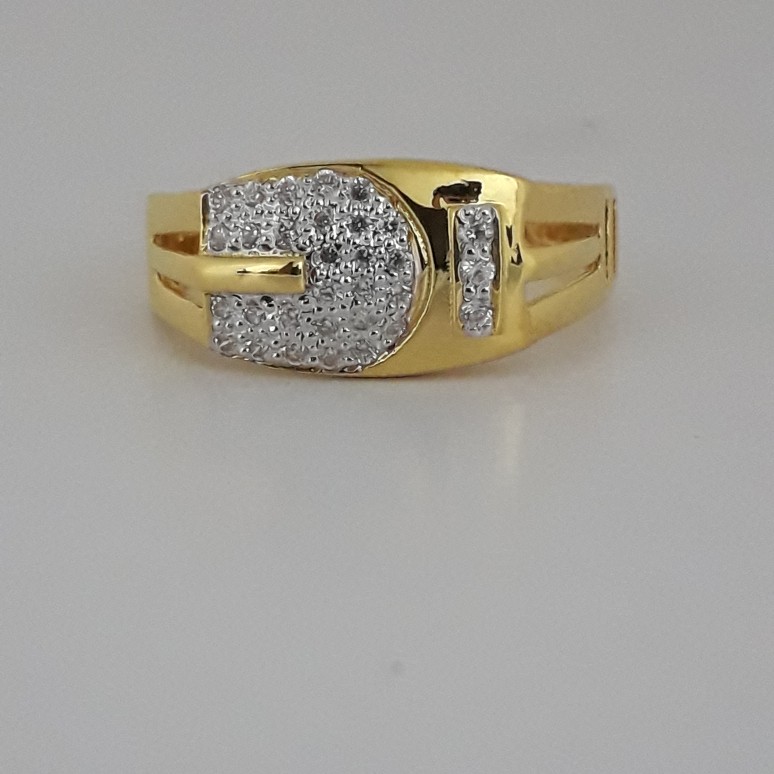 916 Gold fancy men's ring