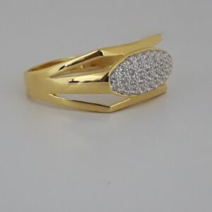 916 Gold decent men's ring