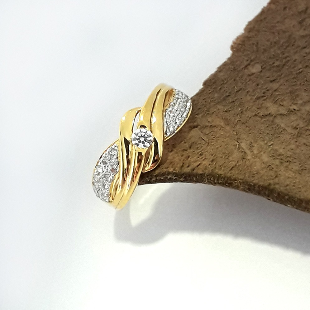 916 Gold Classic Ring For Women MJ-R014