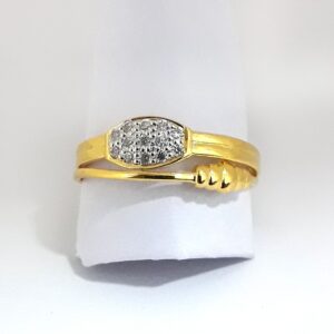 22Kt Gold Fancy Ring For Women MJ-R007