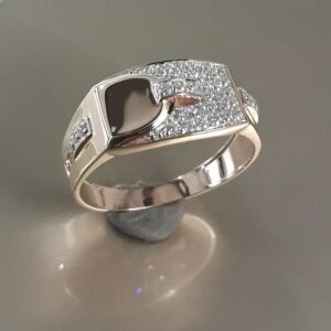 18kt rose gold designer ring for men mj-r006