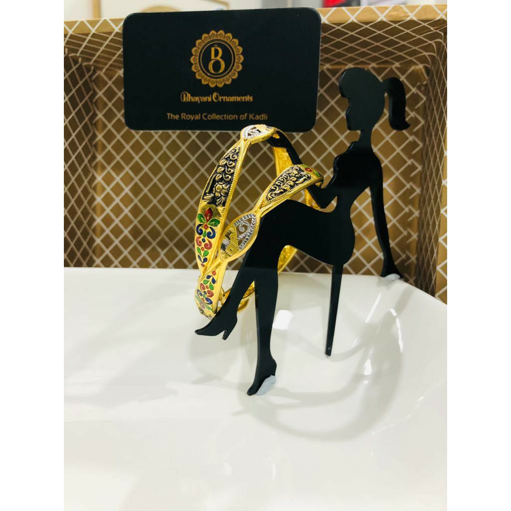 22KT/916 BEAUTIFUL GOLD  KADLI BANGLE