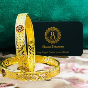 22KT/916 GOLD  KADLI BANGLE
