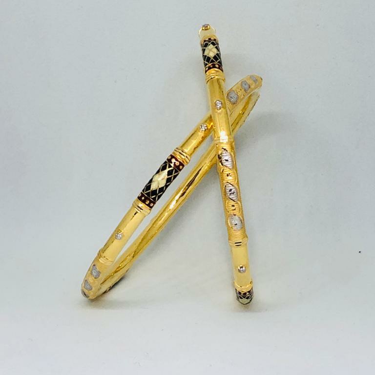 22KT/916 ANTIQUE GOLD  KADLI