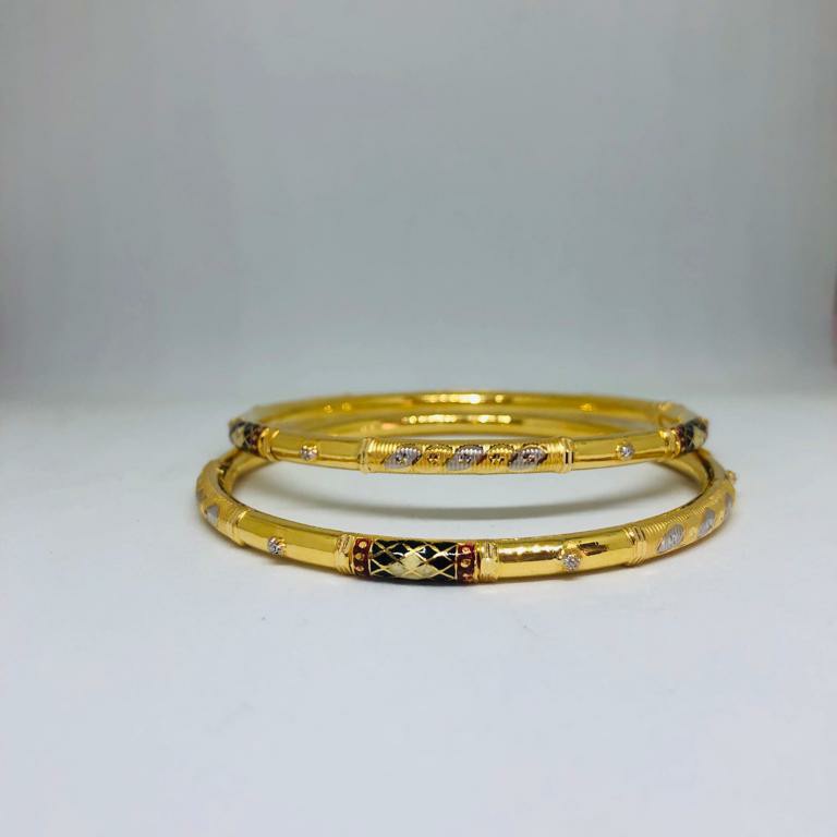 22KT/916 ANTIQUE GOLD  KADLI