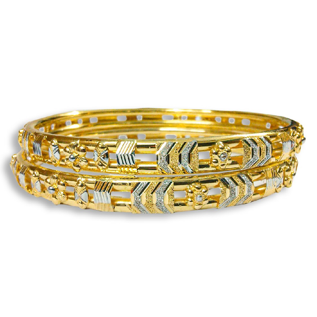 FLOWER DESIGN GOLD  KADLI BANGLE