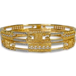 DOUBLE PIPE 22KT/916 GOLD  KADLI BANGLE