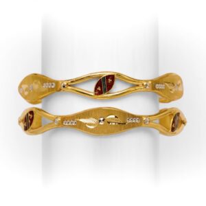 22KT/916 STYLISH DESIGNED VAKIYA GOLD  KADLI