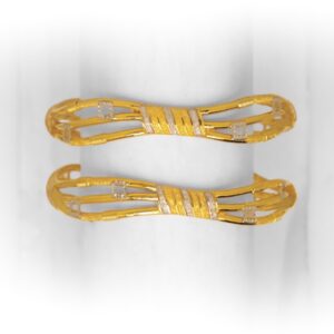 916 ANTIQUE DESIGNED GOLD  BANGLE KADLI
