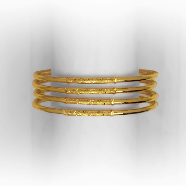 916 YELLOW GOLD 4 PIECE  KADLI