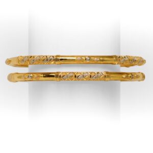 22 KT GOLD STYLISH SINGLE PIPE  KADLI