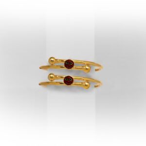 916 SMILEY FACE BABY GOLD  BANGLE
