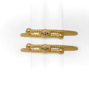 916 ANTIQUE GOLD  BABY BANGLE