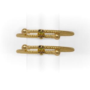 916 gold  donal duck faced baby bangle