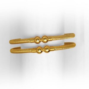 916 gold simple variya ball copper kadli
