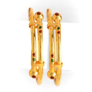 916 Gold Colorful Ball Pipe  Kadali BO-025