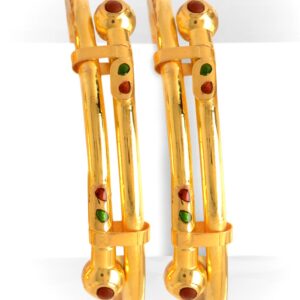 916 Gold Colorful Ball Pipe  Kadali BO-025