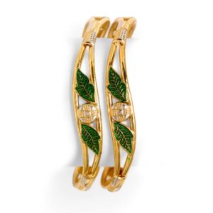 916 Gold Fancy  Kadali Bangle BO-021