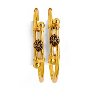 916 Gold Traditional Ball Pipe  Kadali BO-019