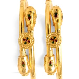 22KT Gold Attractive Ball Pipe  Kadali BO-014