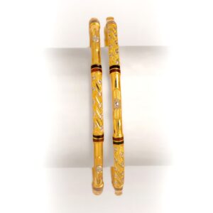 916 Gold Fancy Meenakari  Kadali BO-009