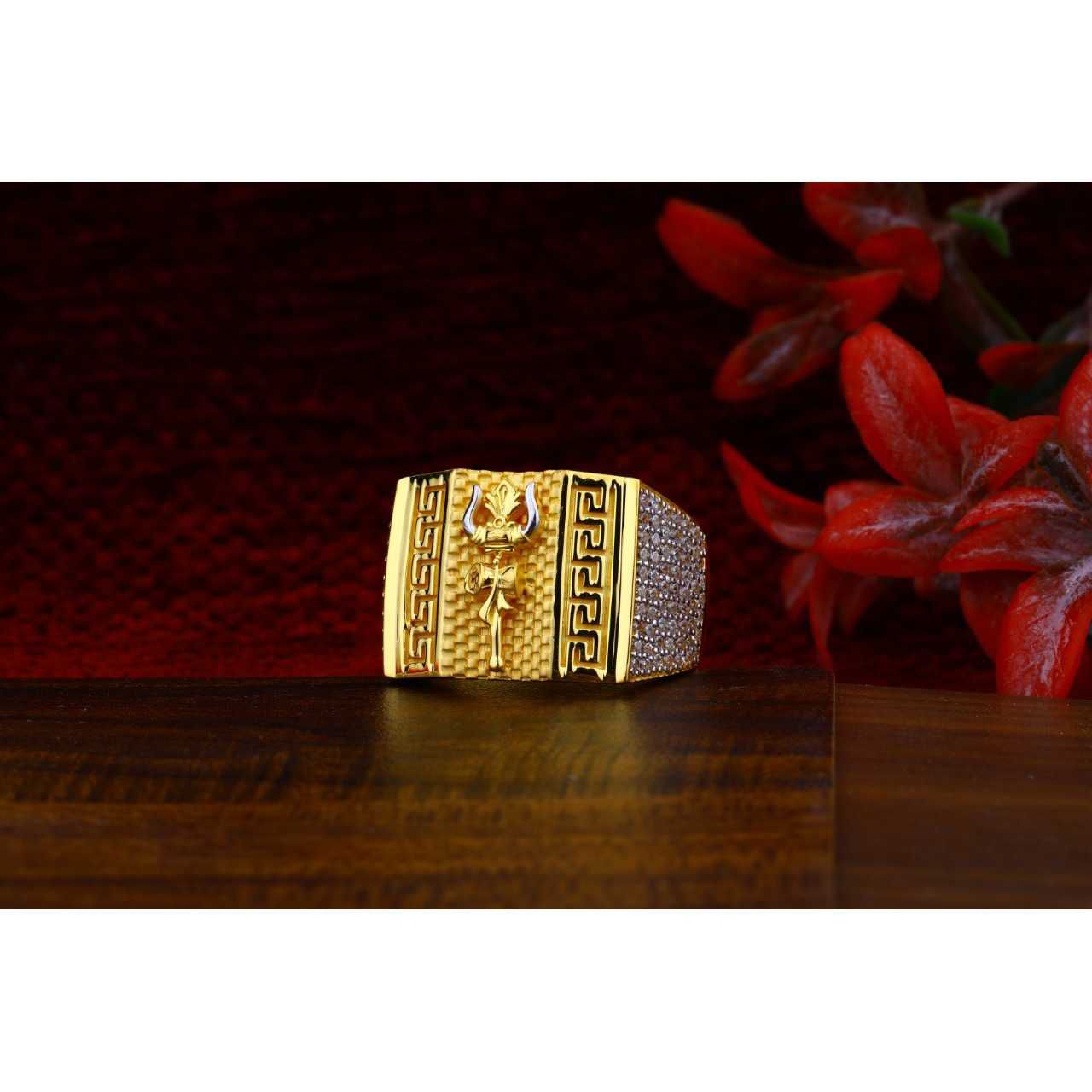 916 Trident Gents Ring