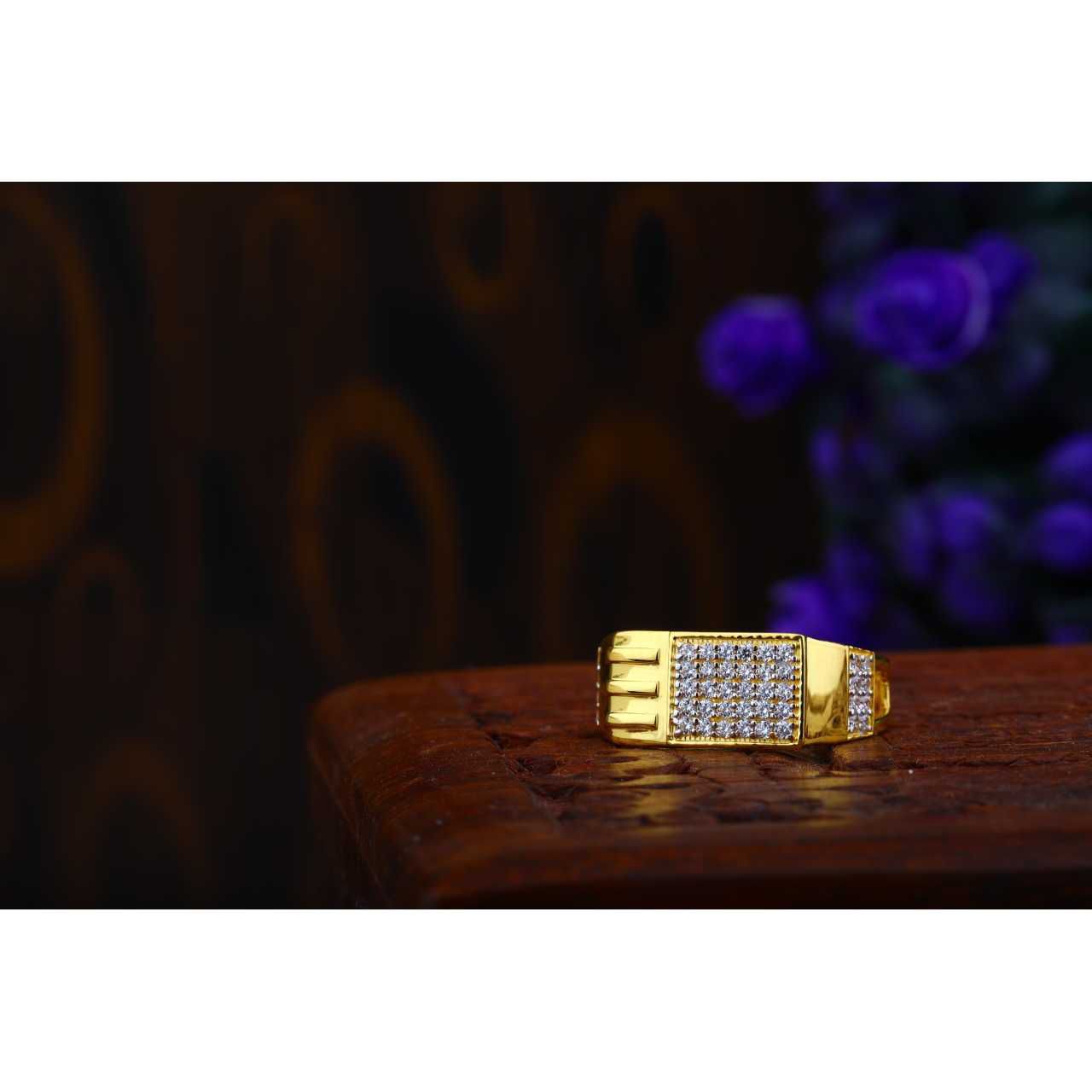 916 CZ Long Gents Ring