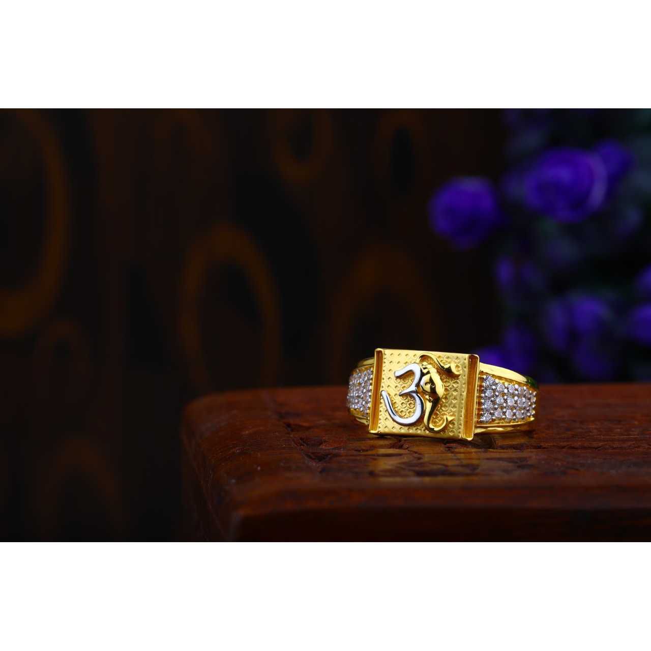 92 CZ Om Gents Ring