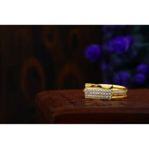 22ct Solitaire. Gents Ring