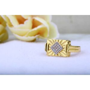 92. CZ Fancy Gents Ring