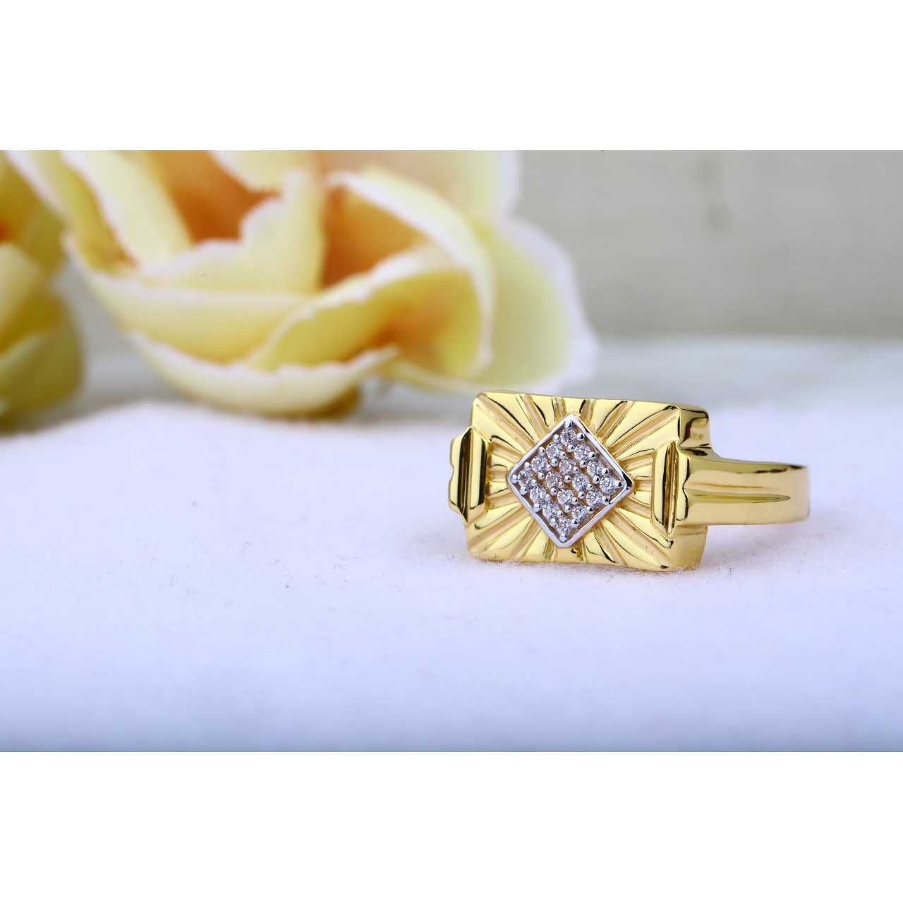 92. CZ Fancy Gents Ring