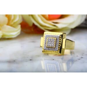 92 Square Gents Ring