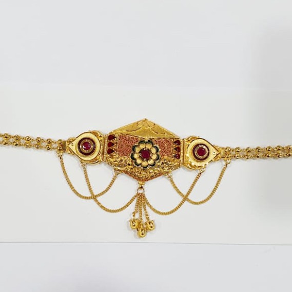 22k gold antique bajubandh