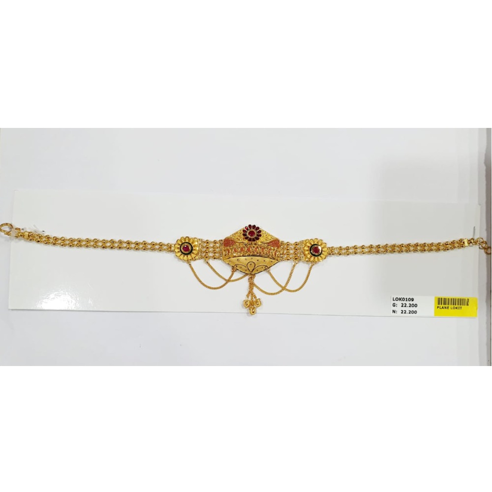 22k gold kalkati design bajubandh