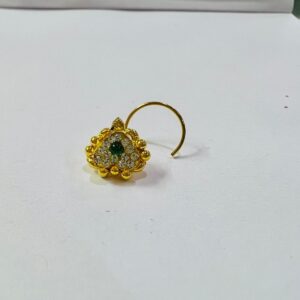 22K Gold Diamond Nosepin