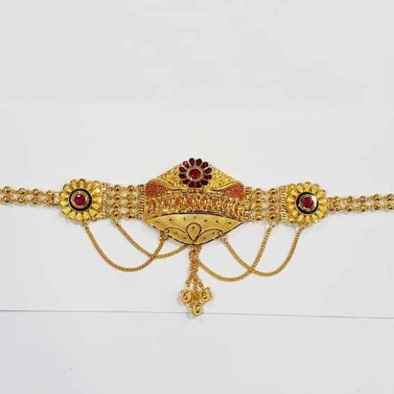 916 Gold Kalkati Design Bajubandh