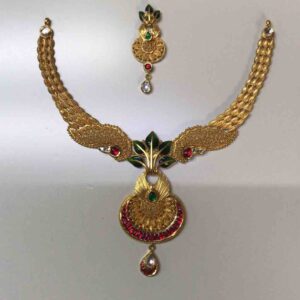 916 Gold Fancy Necklace Set