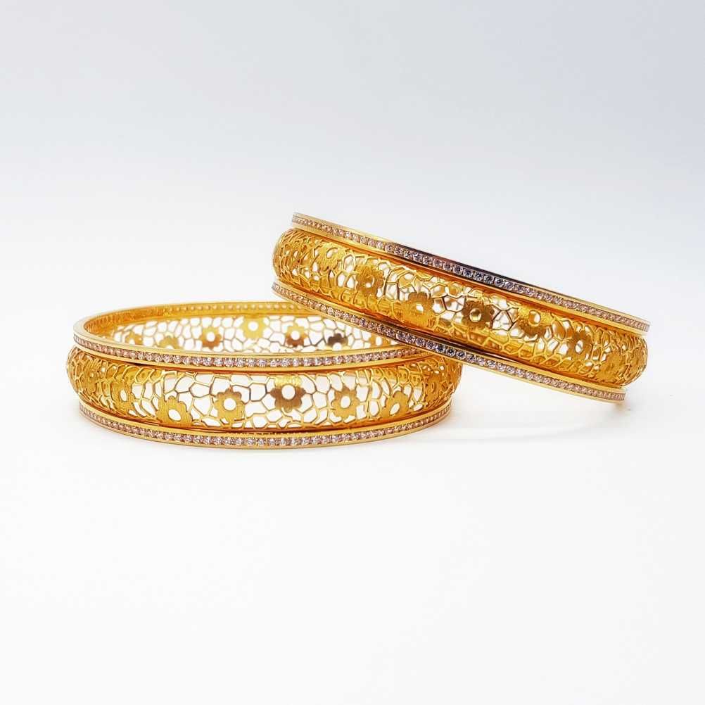Gold Cz bangle