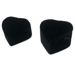 jewellery ring stand black fur