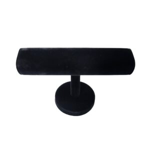 jewellery bangle/bracelet stand black fur